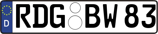 RDG-BW83