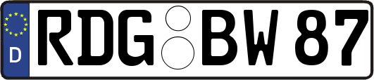 RDG-BW87