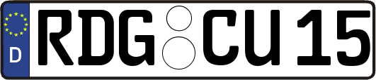 RDG-CU15