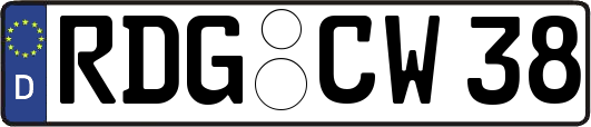 RDG-CW38