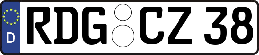 RDG-CZ38