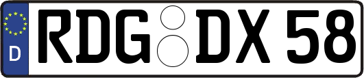 RDG-DX58
