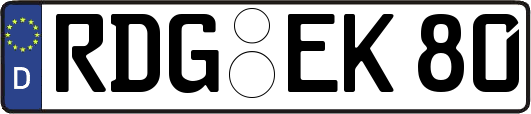RDG-EK80