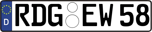 RDG-EW58