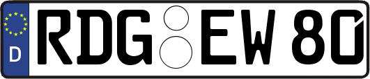 RDG-EW80