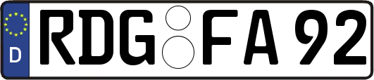 RDG-FA92