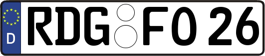 RDG-FO26