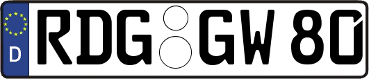 RDG-GW80