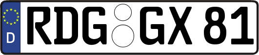 RDG-GX81