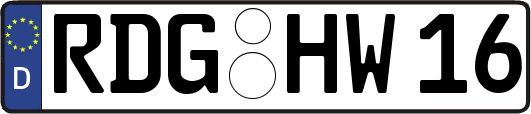 RDG-HW16