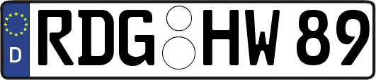 RDG-HW89