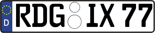 RDG-IX77