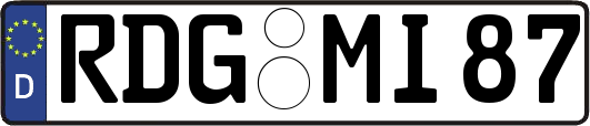 RDG-MI87
