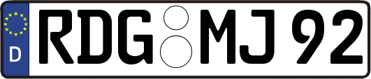 RDG-MJ92
