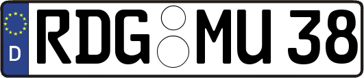 RDG-MU38