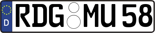 RDG-MU58