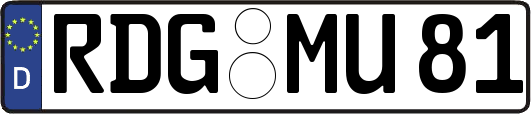 RDG-MU81