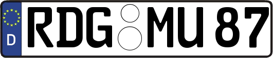 RDG-MU87