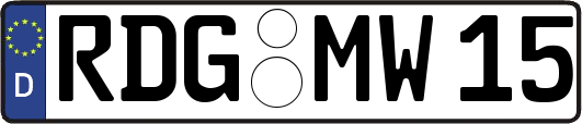 RDG-MW15