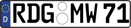 RDG-MW71