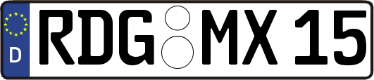 RDG-MX15