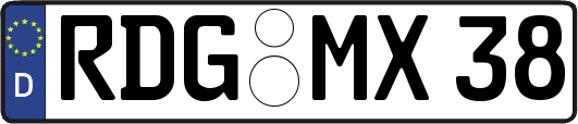 RDG-MX38