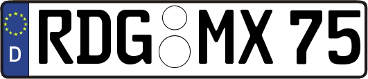 RDG-MX75