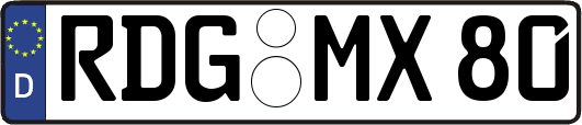 RDG-MX80