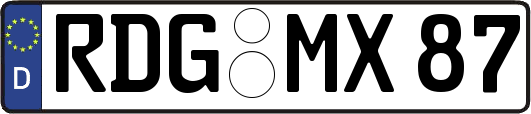 RDG-MX87