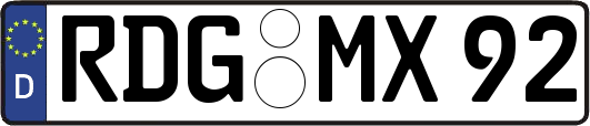 RDG-MX92