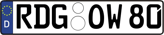 RDG-OW80