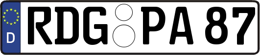 RDG-PA87
