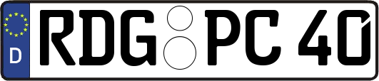 RDG-PC40