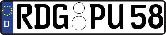 RDG-PU58