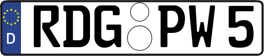 RDG-PW5