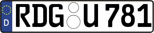 RDG-U781