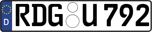 RDG-U792