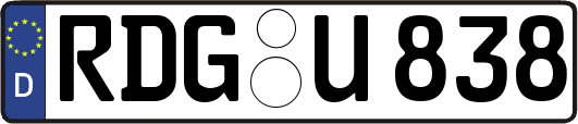 RDG-U838