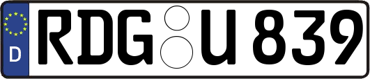 RDG-U839