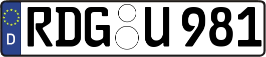 RDG-U981