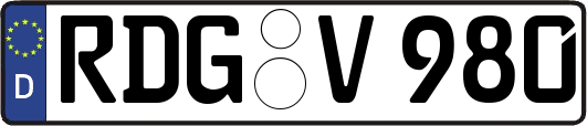 RDG-V980