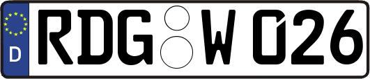 RDG-W026