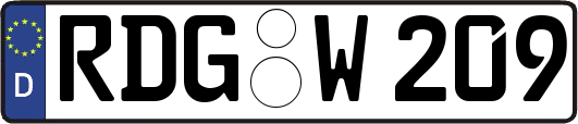 RDG-W209