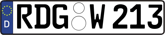 RDG-W213