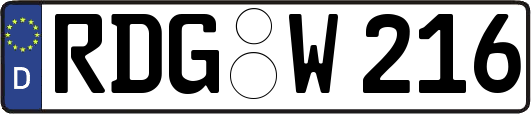 RDG-W216