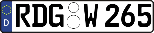 RDG-W265