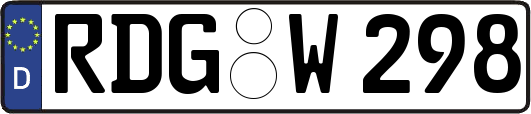RDG-W298