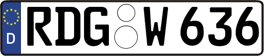 RDG-W636