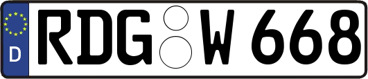 RDG-W668