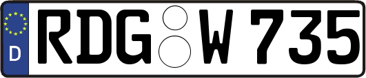RDG-W735